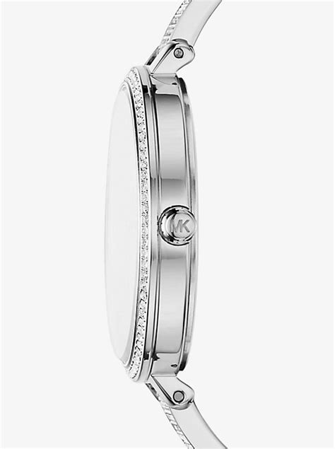 michael kors jaryn pavé silver-tone watch promo|MICHAEL KORS MK3600 Jaryn Pavé Silver.